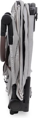 Show full view: Wonderfold Hudson Flat Fold Dog Stroller, Light Gray, Medium slide 5 of 6