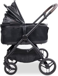 Wonderfold 2-in-1 Convertible Dog Stroller, Black