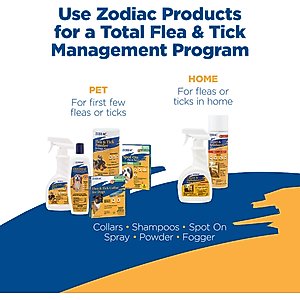 Zodiac Carpet & Upholstery Flea & Tick Spray, 24-fl oz