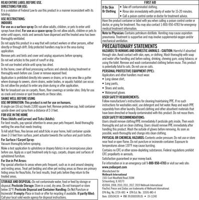 Show full view: Zodiac Carpet & Upholstery Flea & Tick Spray, 16-fl oz slide 5 of 7