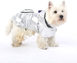 Pebot Alita+ Travel Pouch Hooded Lightweight Dog & Cat Waterproof Rain Jacket, Size 8