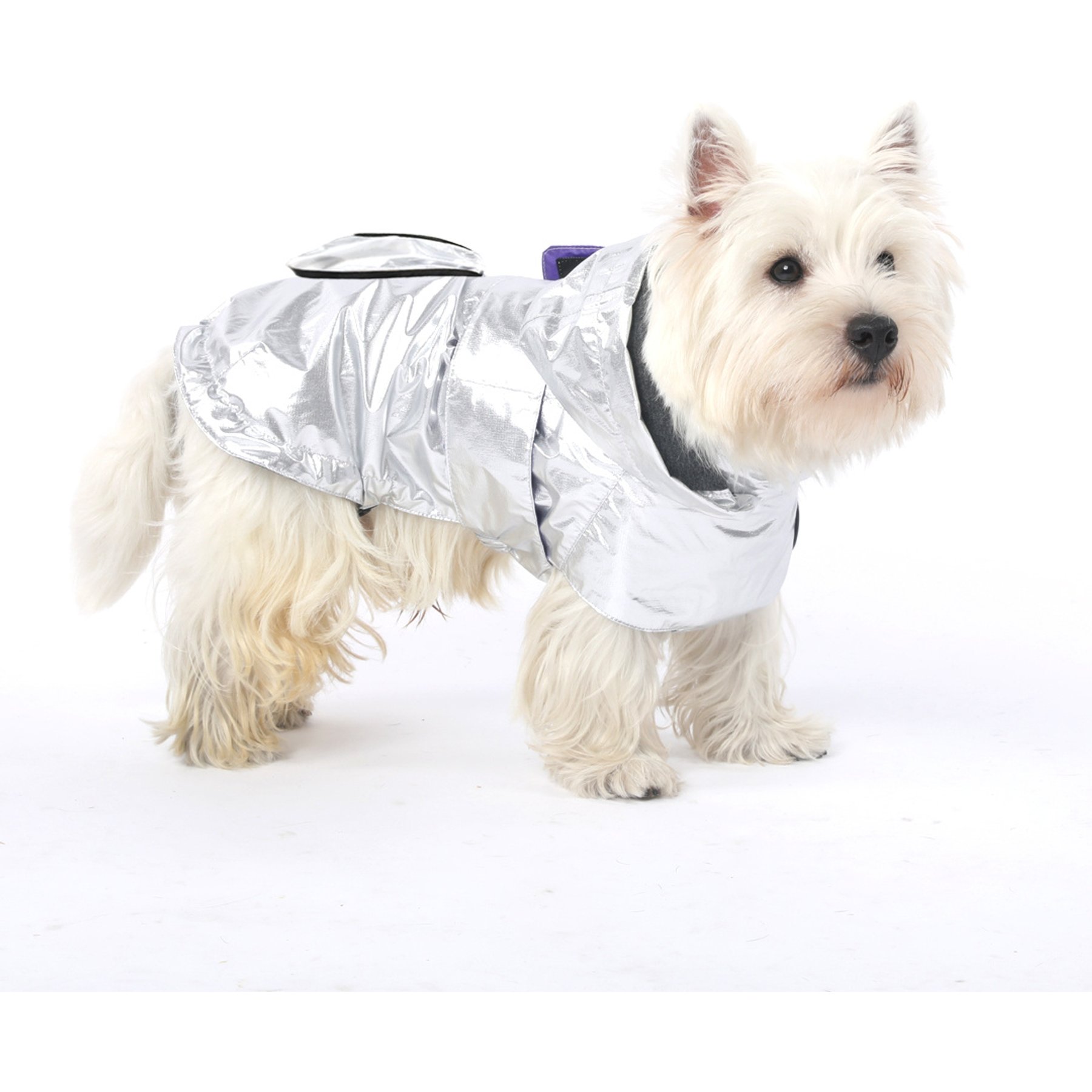 Pebot Alita+ Travel Pouch Hooded Lightweight Dog & Cat Waterproof Rain Jacket, Size 22