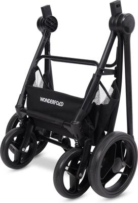 Show full view: Wonderfold Buddy 2-in-1 Convertible Dog Stroller, Black slide 5 of 5