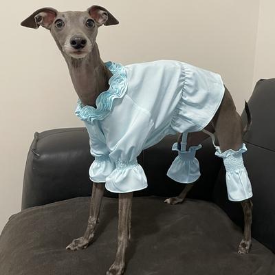 Show full view: Pebot Queen Dog & Cat Blouse & Bloomer Set, Light Blue, 10 slide 3 of 5