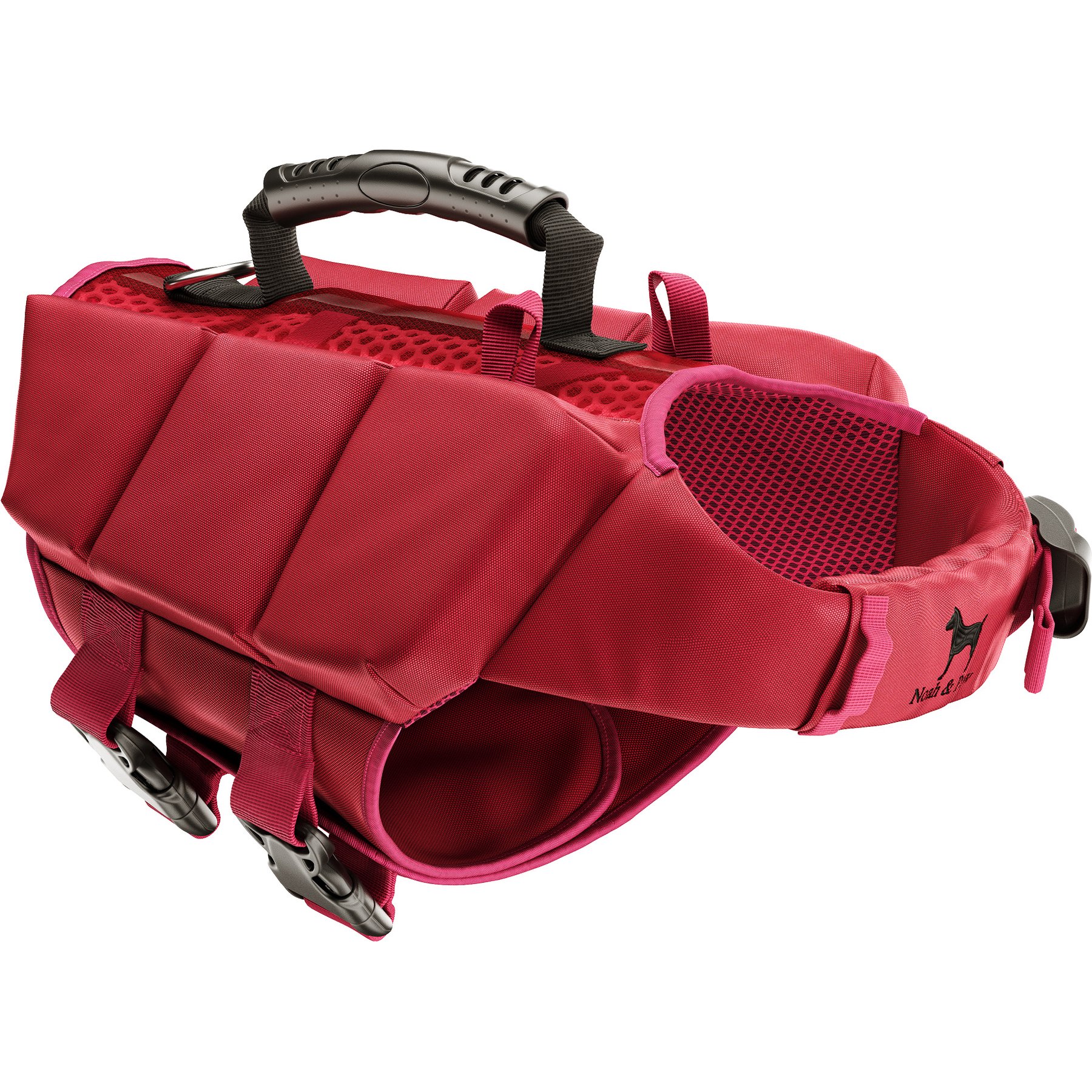 Noah & Paw Reflective Dog Life Jacket, Red, X-Small
