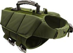 Noah & Paw Reflective Dog Life Jacket, Green, X-Small