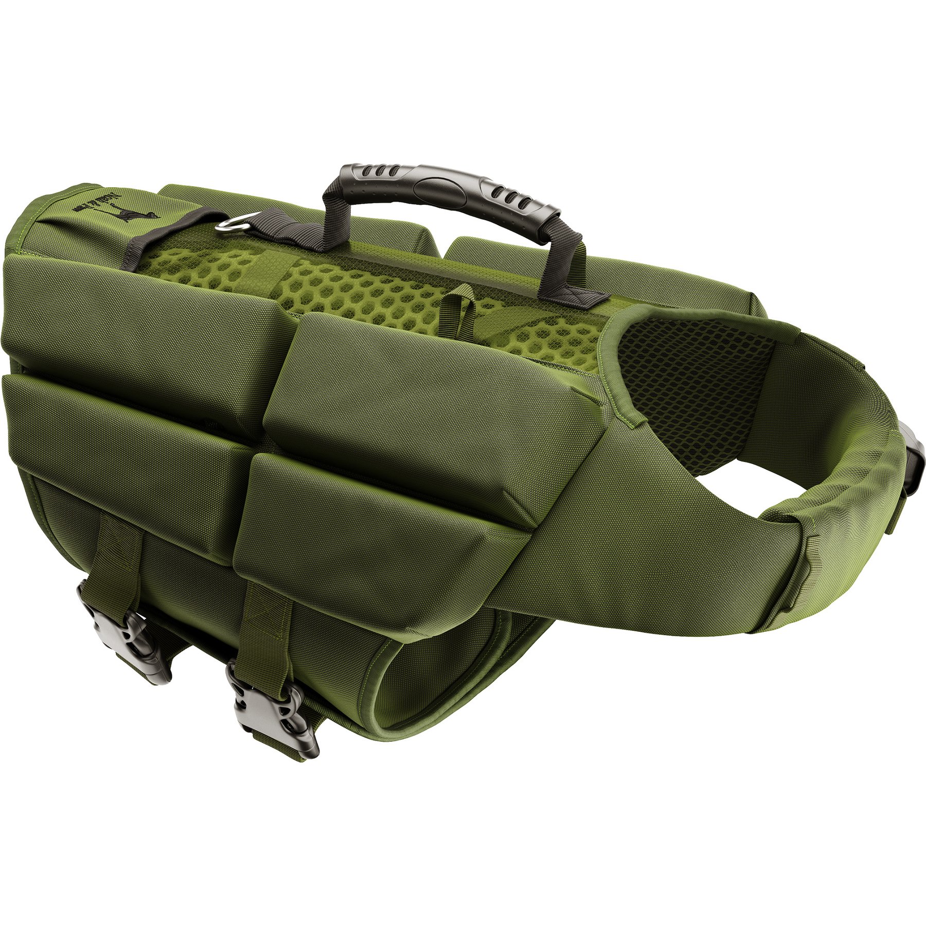 Noah & Paw Reflective Dog Life Jacket, Green, Large
