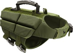 Noah & Paw Reflective Dog Life Jacket, Green, X-Small