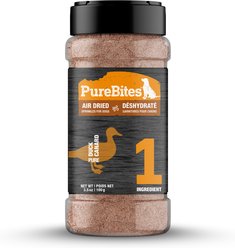 PureBites Air Dried Duck Sprinkles Dog Food Topping, 3.5-oz