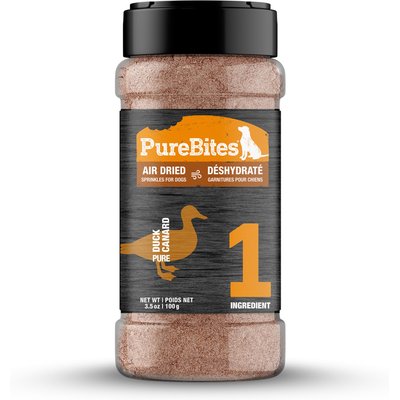 PureBites PureBites Air Dried Duck Sprinkles Dog Food Topping, 3.5-oz