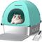 Show in main carousel: Meowant Stainless Steel High Sided Cat Litter Box with Extendable Scoop, 24.4-in, Green, 89-L slide 2 of 8