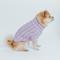 Show in main carousel: Sassy Woof Cable Knit Dog Sweater, Lavender, Large slide 7 of 9