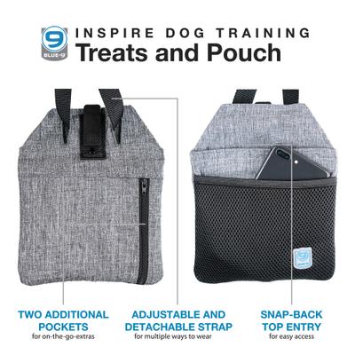 Show full view: Blue-9 Pet Products Inspire Dog Training Treats & Pouch, 4-oz bag slide 6 of 7