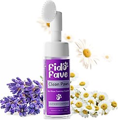Fido Fave Lavender Chamomile No-Rinse Foaming Dog Paw Cleaner, 5-fl oz bottle