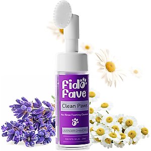 Fido Fave Lavender Chamomile No-Rinse Foaming Dog Paw Cleaner, 5-fl oz bottle