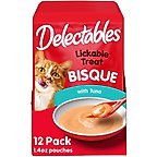 Hartz Delectables Lickable Treat Bisque Tuna Lickable Cat Treats, 1.4-oz, case of 12