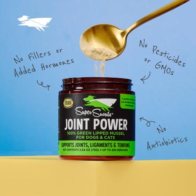 Show full view: Super Snouts Joint Power Powder Joint Supplement for Dogs & Cats, 2.64-oz jar slide 9 of 12