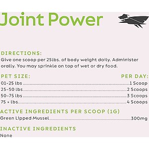 Super Snouts Joint Power Powder Joint Supplement for Dogs & Cats, 2.64-oz jar