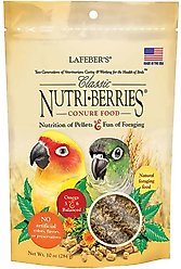 Lafeber Classic Nutri-Berries Conure Food, 10-oz bag slide 1 of 8