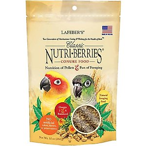 Lafeber Classic Nutri-Berries Conure Food, 10-oz bag