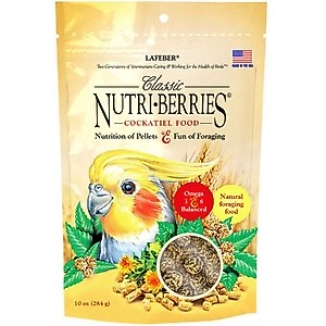 Lafeber Classic Nutri-Berries Cockatiel Food, 10-oz bag