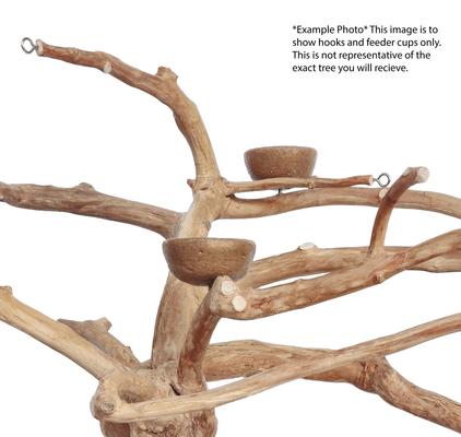 Show full view: A&E Cage Company Java Wood Tree Box Bird Stand, Tan, Medium slide 3 of 4