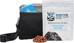 Blue-9 Inspire Chicken Flavor Training Soft & Chewy Dog Treats & Pouch, 4-oz bag
