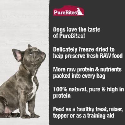 Show full view: PureBites Freeze-Dried Chicken Heart Dog Treats, 3-oz slide 5 of 7