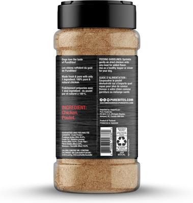 Show full view: PureBites Air Dried Chicken Sprinkles Dog Food Topping, 4.2-oz slide 7 of 7