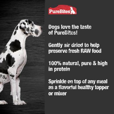 Show full view: PureBites Air Dried Chicken Sprinkles Dog Food Topping, 4.2-oz slide 4 of 7