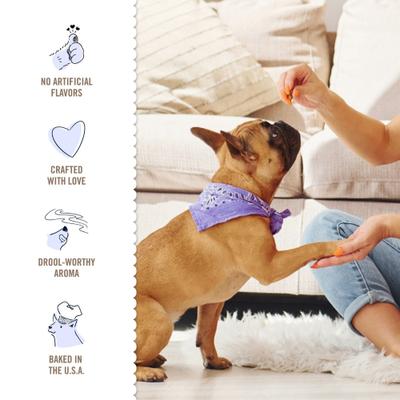 Show full view: Three Dog Bakery Classic Oatmeal Cookie Dog Treats, 24-oz bag slide 5 of 8