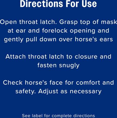 Show full view: Farnam SuperMask II Horse Fly Mask Classic Collection, Color Varies, Foal slide 8 of 10