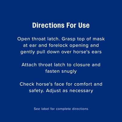 Show full view: Farnam SuperMask II Horse Fly Mask Classic Collection, Color Varies, Yearling slide 8 of 10