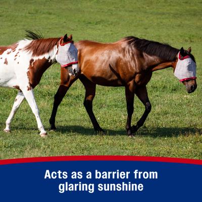 Show full view: Farnam SuperMask II Horse Fly Mask Classic Collection, Color Varies, Horse slide 4 of 11