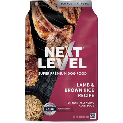 Next Level Super Premium Pet Food Next Level Super Premium Pet Food Lamb & Brown Rice Recipe Dry Dog Food, 4-lb bag