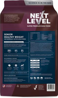 Show full view: Next Level Super Premium Pet Food Senior Healthy Weight Dry Dog Food, 4-lb bag slide 3 of 9