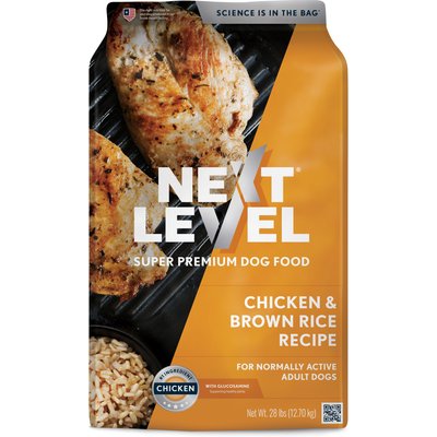 Next Level Super Premium Pet Food Next Level Super Premium Pet Food Chicken & Brown Rice Recipe Dry Dog Food, 28-lb bag