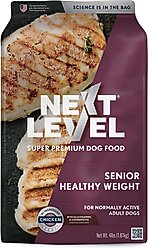 Next Level Super Premium Pet Food Senior Healthy Weight Dry Dog Food, 4-lb bag