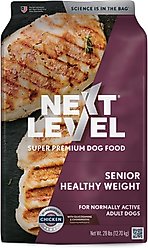 Next Level Super Premium Pet Food Senior Healthy Weight Dry Dog Food, 28-lb bag
