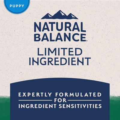 Show full view: Natural Balance Limited Ingredient Lamb & Brown Rice Puppy Recipe Dry Dog Food, 12-lb bag slide 8 of 11