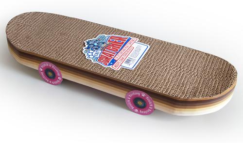 Show full view: Suck UK Scratch Skateboard Cat Toy slide 2 of 8