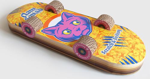 Show full view: Suck UK Scratch Skateboard Cat Toy slide 3 of 8