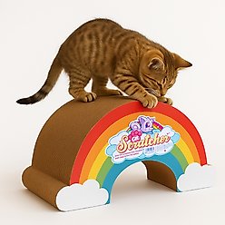 Suck UK Scratch Rainbow Cat Toy