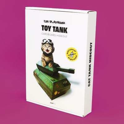 Show full view: Suck UK Playhouse Tank Cat Scratcher slide 4 of 7