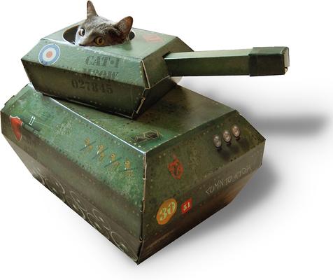 Show full view: Suck UK Playhouse Tank Cat Scratcher slide 3 of 7