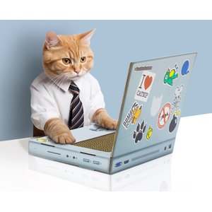 Suck UK Cat Playhouse Laptop Scratch Pad