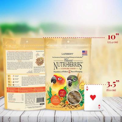 Show full view: Lafeber Classic Nutri-Berries Conure Food, 10-oz bag slide 3 of 9