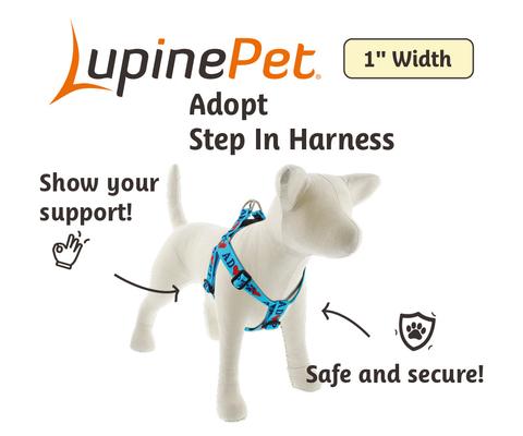 Show full view: LupinePet Adopt Step-In Dog Harness, Large: 24 to 38-in chest, 1-in wide slide 2 of 6