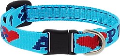 LupinePet Adopt Breakaway Buckle Safety Cat Collar, 8 to 12-in neck, 1/2-in wide