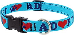 LupinePet Adopt Dog Collar, Medium: 13 to 22-in neck, 3/4-in wide